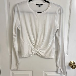 White Twist Long Sleeve